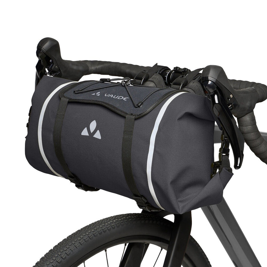 Sacoche guidon Vaude Trailfront Cage 10 L, sac étanche idéal pour les aventures à vélo