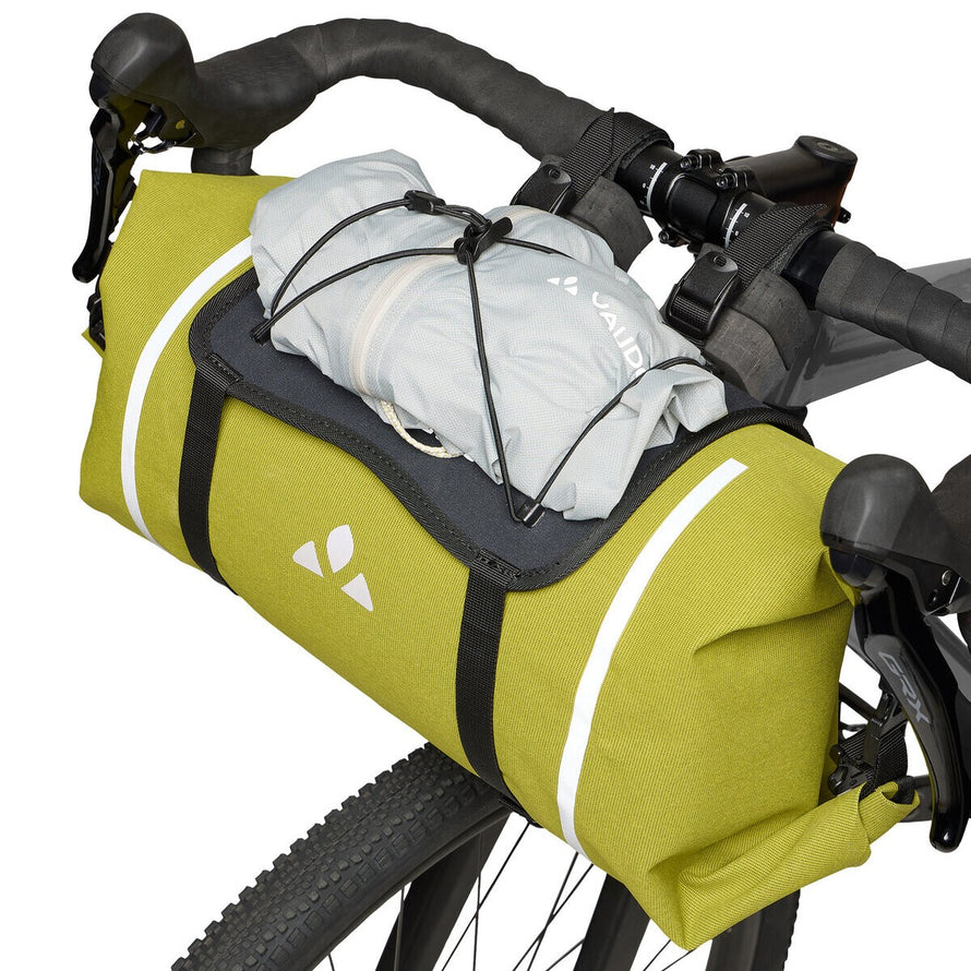 Sacoche guidon Vaude Trailfront Cage 10 L, étanche et résistante pour vos aventures vélo et bikepacking