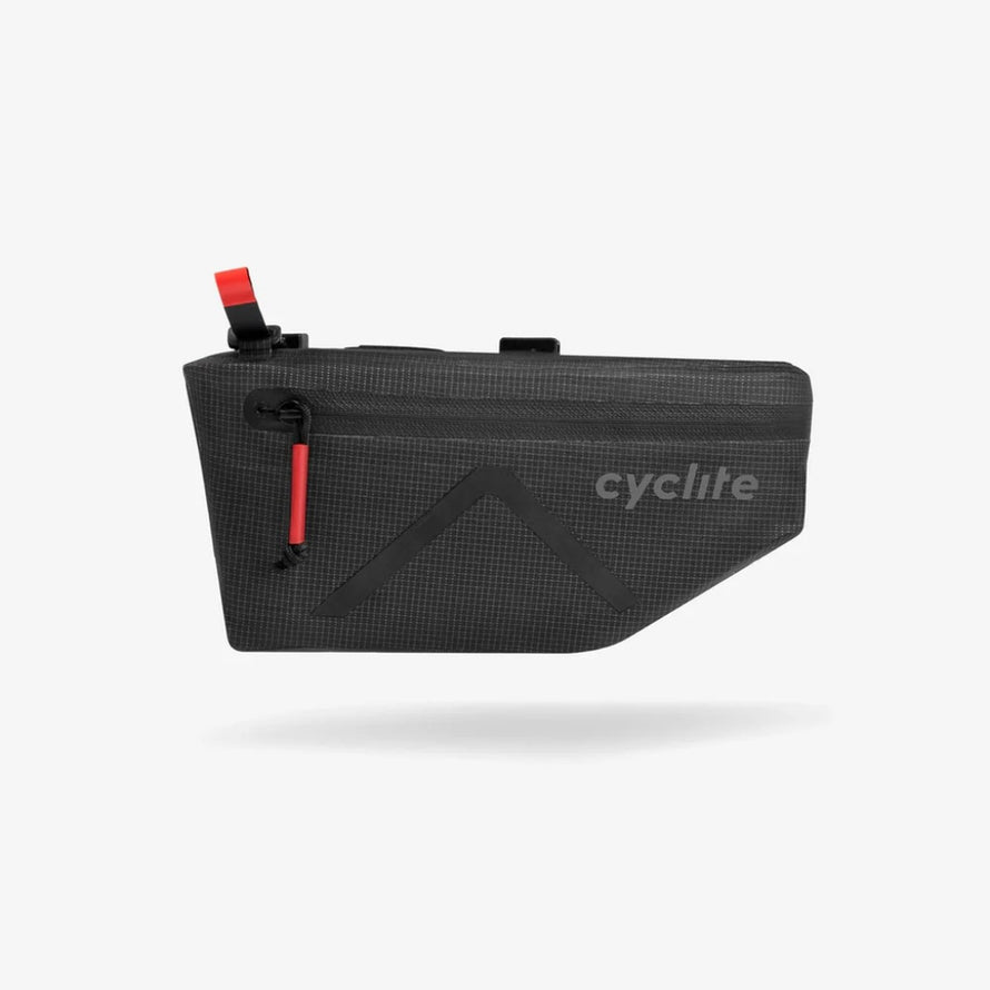 Sacoche guidon Cyclite Nano 01 marque 77, compacte avec zip étanche pour rangement sécurisé à vélo