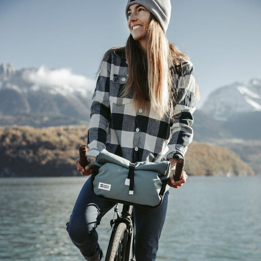SUNTTELF Sacoche De Guidon Vélo Légère Et Étanché – Sac Avant Multifonction 2,4 L Avec Bandoulière Amovible (Noir Type 3)