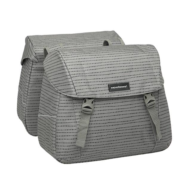 new looxs fahrradtasche grau New Looxs Joli Fahrradtasche Doppel 37L