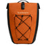 Sacoche porte-bagages vélo Badawin Hind 25L orange, convertible en bandoulière, robuste et pratique pour cyclistes urbains