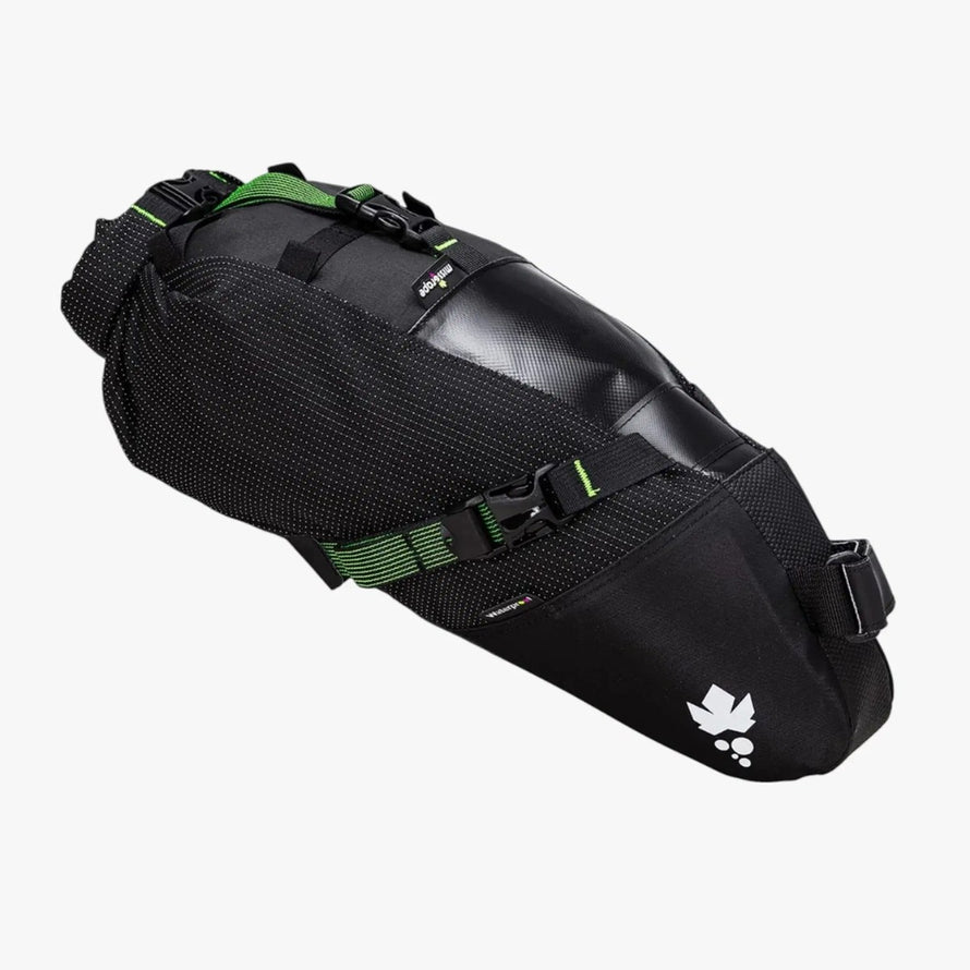 Sacoche de selle bikepacking Adventure Cluster WP de Miss Grape, robuste et imperméable pour longues sorties vélo