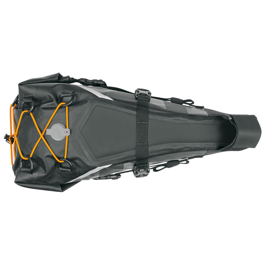 Sacoche de selle SKS Explorer EXP 8L avec protection pluie intégrée, robuste et résistante pour vélo