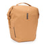 Sacoche Thule Shield InLock beige pour porte-bagages, étanche et sécurisée, idéale pour trajets urbains à vélo
