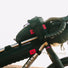 Sacoche top tube Moxie Swift Industries noire avec fixation velcro sur cadre vélo pour un transport sécurisé et pratique