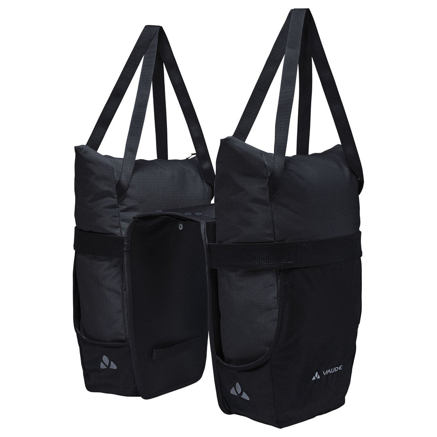 fahrradtasche mit tragegurt TwinShopper VAUDE 2 x 22L