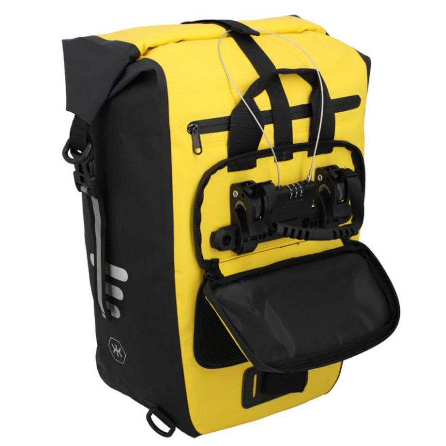 Sacoche vélo Kheax avec antivol, convertible en sac à dos