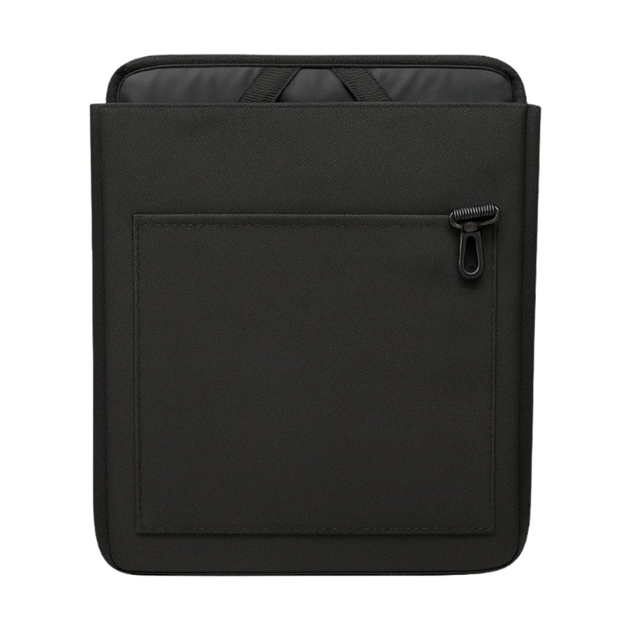 Sacoche vélo Badawin Hind 25L noire, porte-bagages convertible en bandoulière, compacte et résistante pour cyclistes urbains