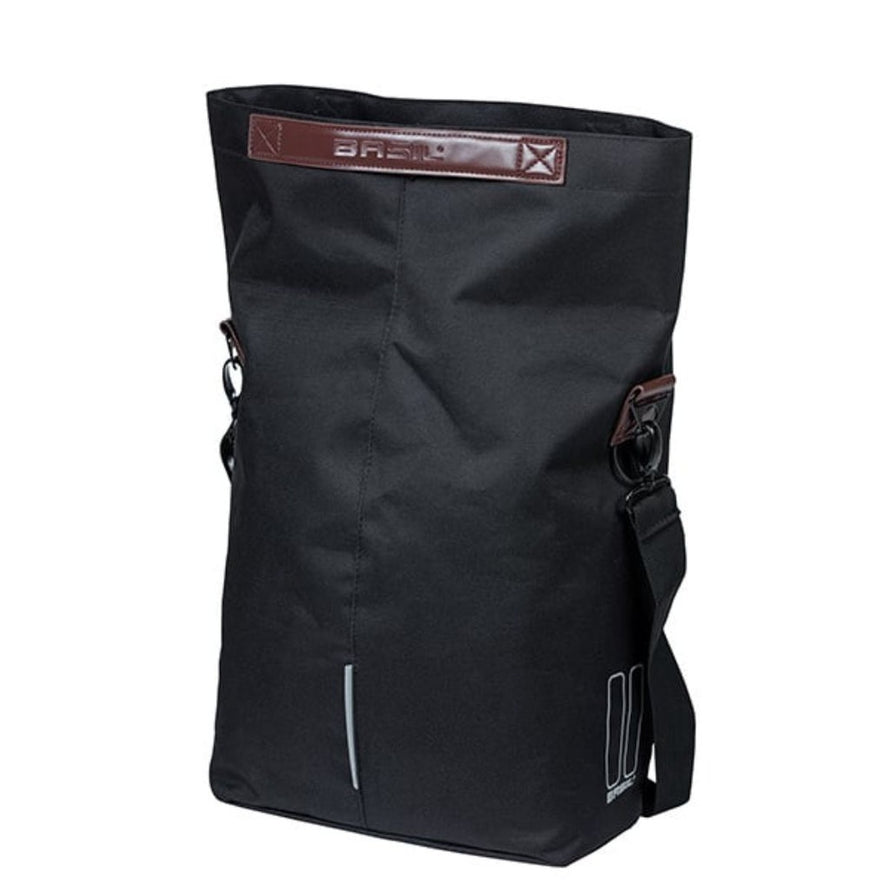 Basil City Shopper 16 Liter einfache schwarze Fahrradtasche