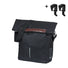 Sacoche vélo Basil City Shopper MIK 16L noire avec système de fixation rapide pour vélo urbain