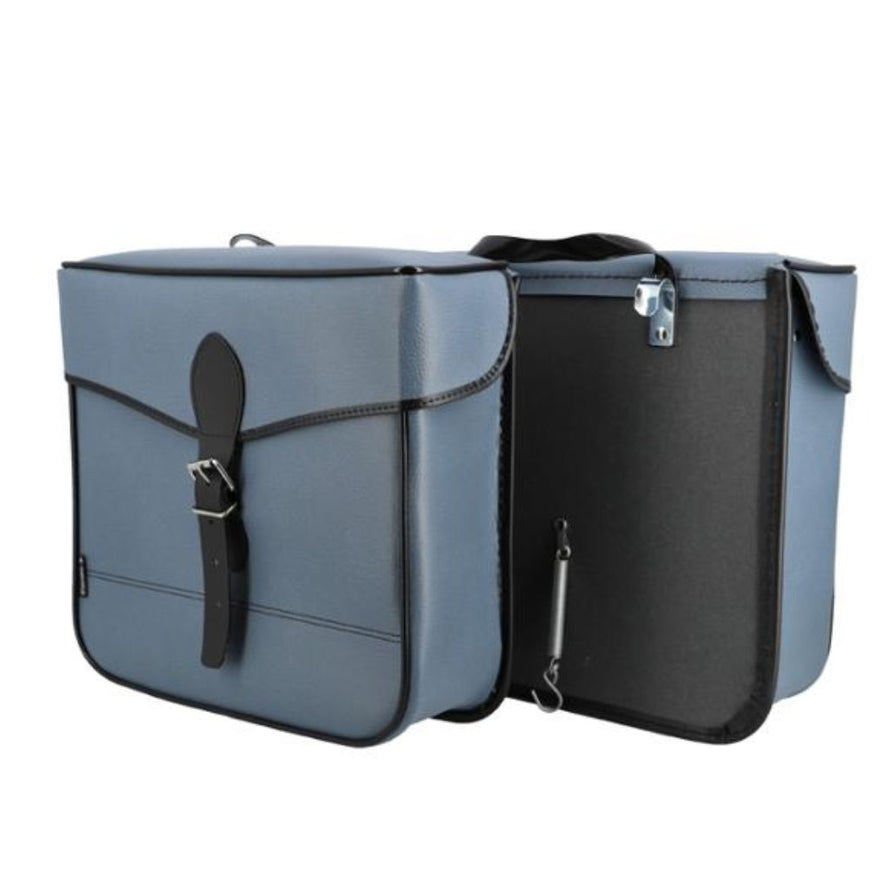 Sporfabric S14 Double sacoche noire vintage pour vélo de ville