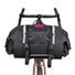 Sacoche vélo guidon 12L Zeitgeist Swift Industries noire avec bandes réfléchissantes et sangles ajustables