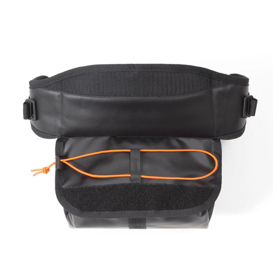 Sacoche vélo ReStrap Utility Hip Pack noire avec ceinture réglable, convertible en sac banane pour cyclisme urbain