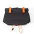 Sacoche vélo ReStrap Utility Hip Pack noire avec fixation arrière et cordon orange, convertible en sac banane