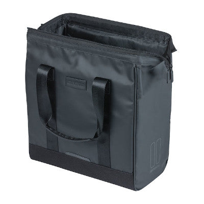 Sacoche vélo simple noire 13 L Grand Shopper Tarpaulin Basil - #4