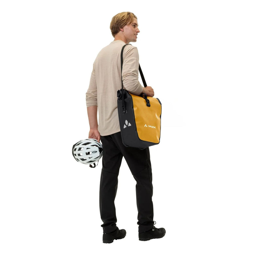 Sacoche vélo Vaude Aqua Back 24L recyclée, étanche et pratique pour le transport quotidien à vélo