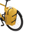 Sacoche de velo Vaude Free Cargo jaune, fixation arriere et resistant pour un transport velo securise et pratique