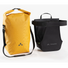 sacoche vélo urban cargo vaude 2 en 1 jaune vue du panier et de la sacoche