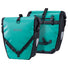 Sacoches arriere Ortlieb Back Roller Free 2 x 20L turquoise noir, imperméables et solides pour cyclotourisme