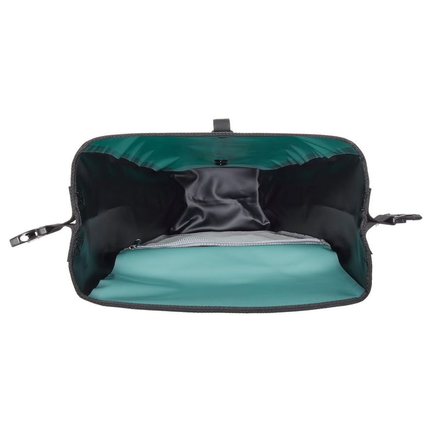 Sacoches arriere Ortlieb Back Roller Free 2 x 20L vert turquoise, solides et impermeables pour velo et cyclotourisme