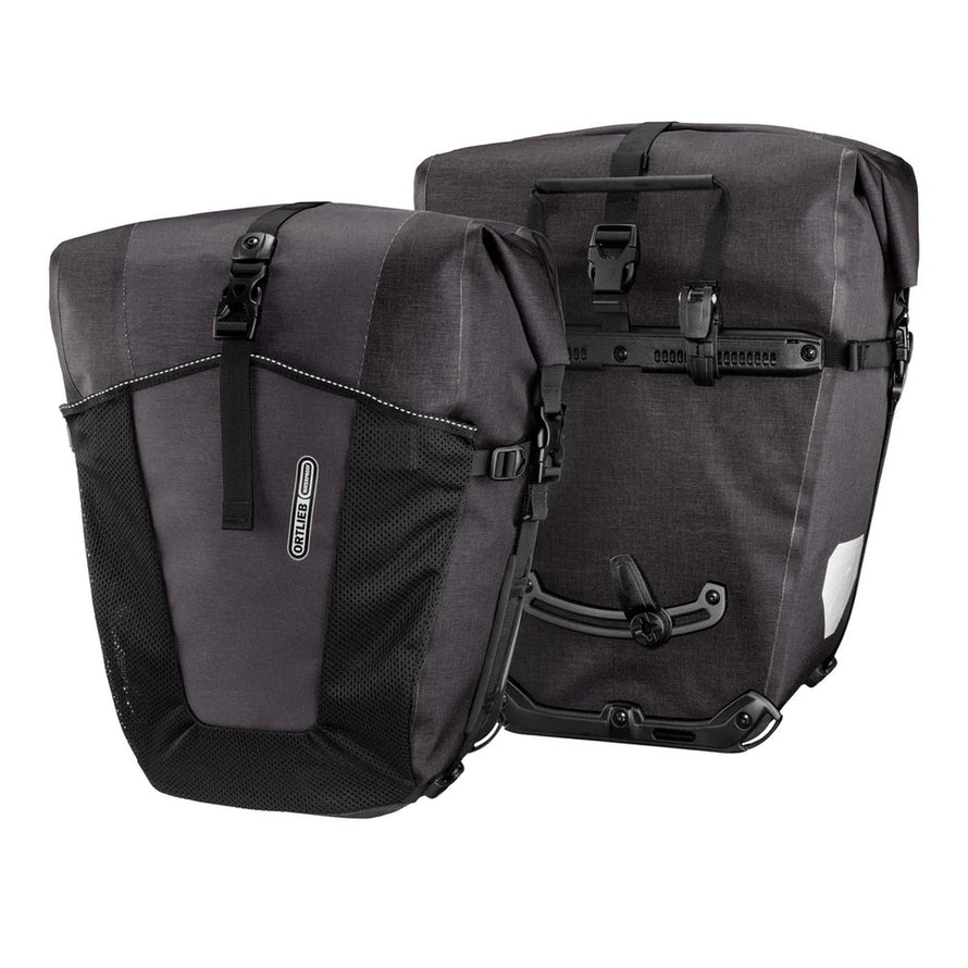 Sacoches arriere Ortlieb Back Roller Pro Plus 2 x 35L noires avec fixation solide et materiau impermeable pour velo