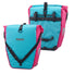 Sacoches vélo Ortlieb Back Roller Cyber 2x20L bleu et rose avec fixation arrière et avant pour vélo urbain