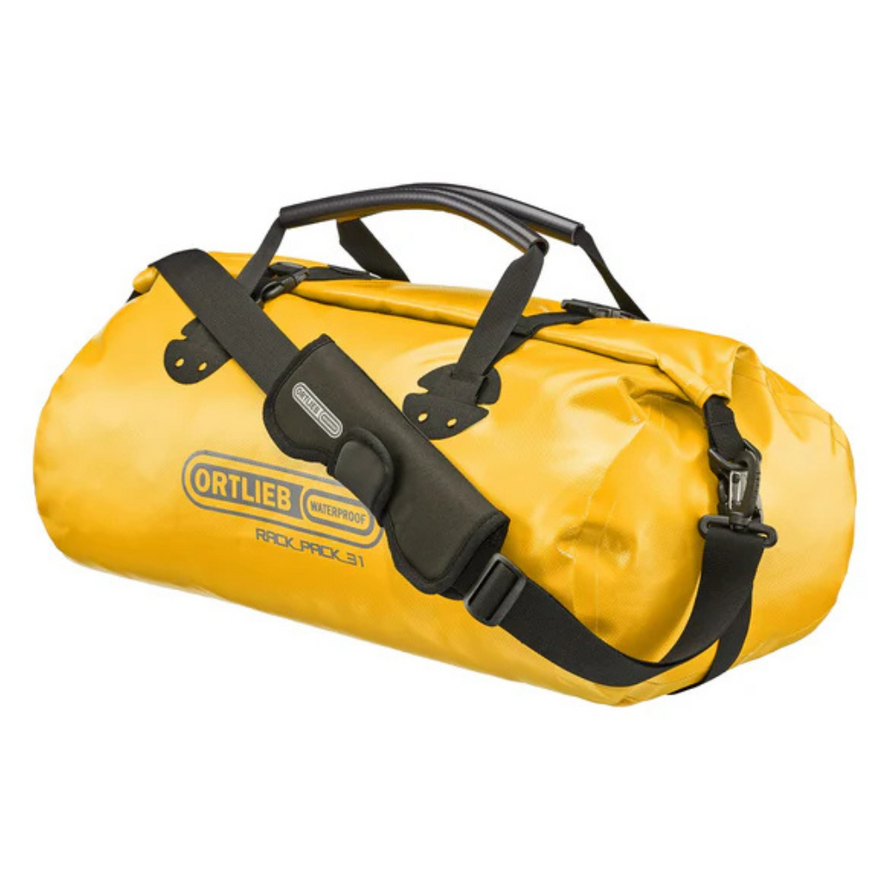 Sac rack pack M 31 L jaune pour cyclotouristes à vélo Ortlieb