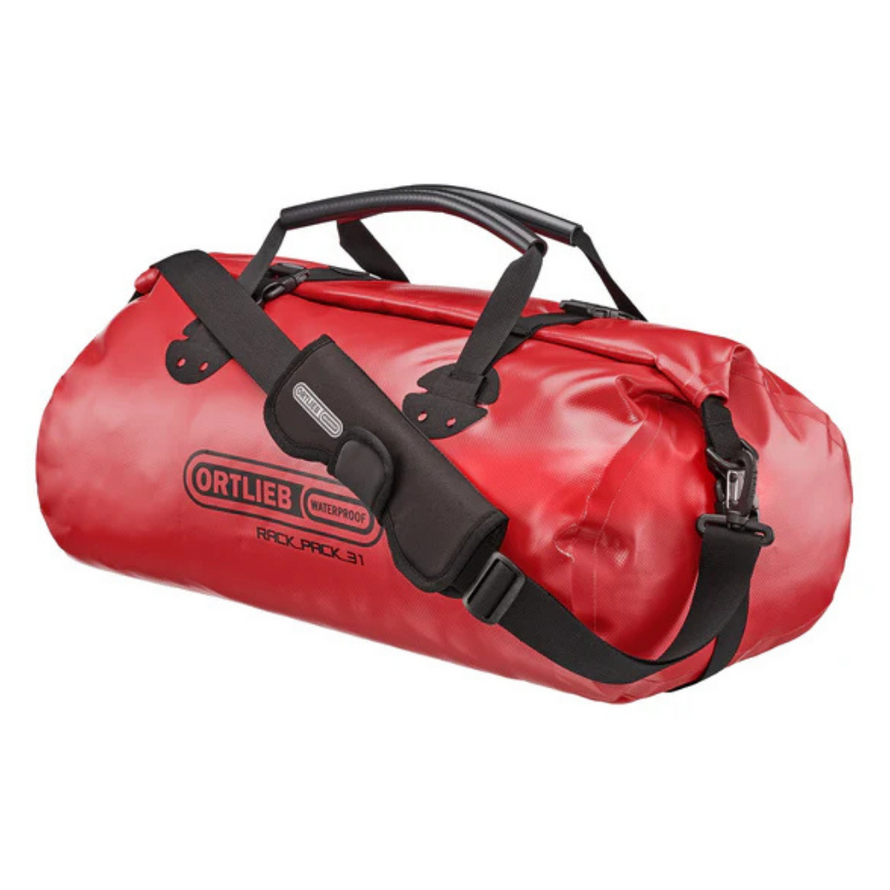 Sac rack pack M 31 L rouge pour cyclotouristes à vélo Ortlieb