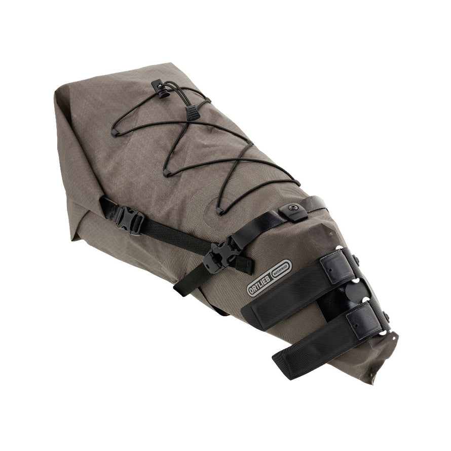 Sacoche de selle étanche pour Bikepacking Seat-pack 11-16,5L Ortlieb grise