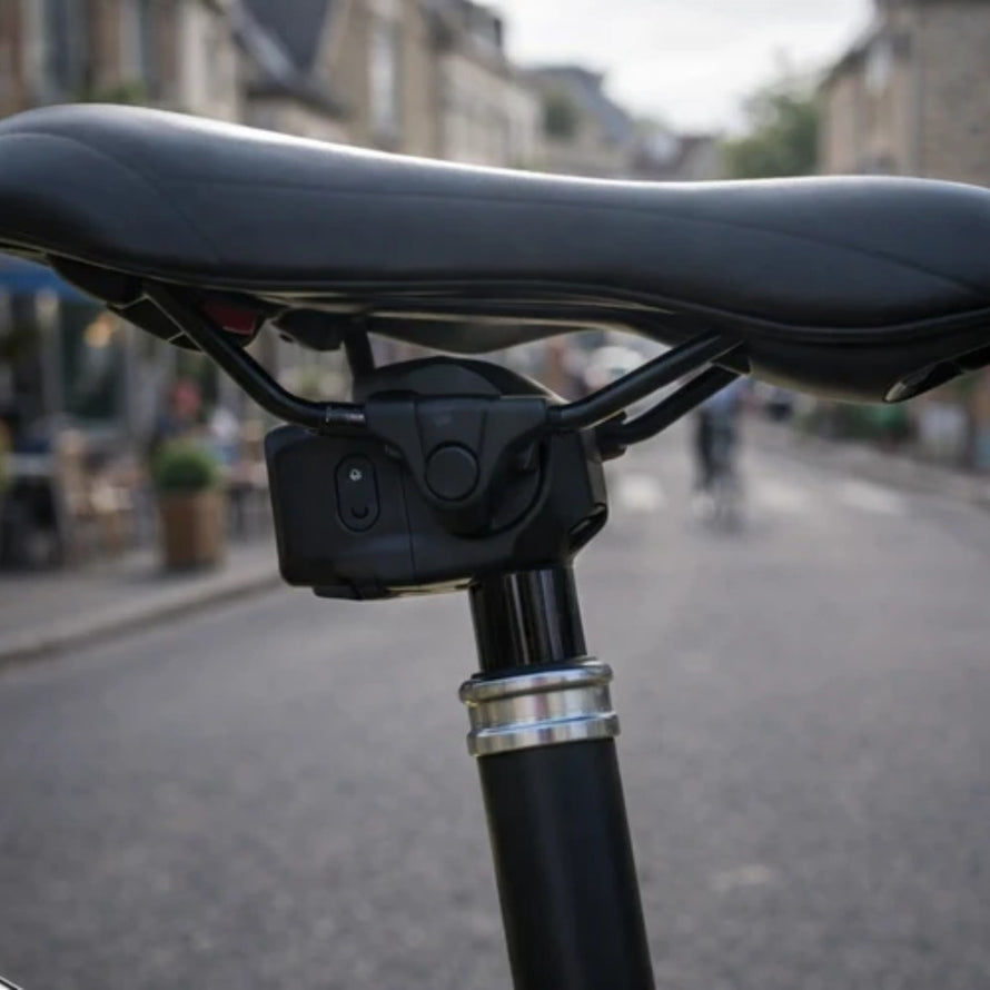 Tige de selle telescopique connectee Seekrun S7 City avec bluetooth, 120mm pour velo urbain