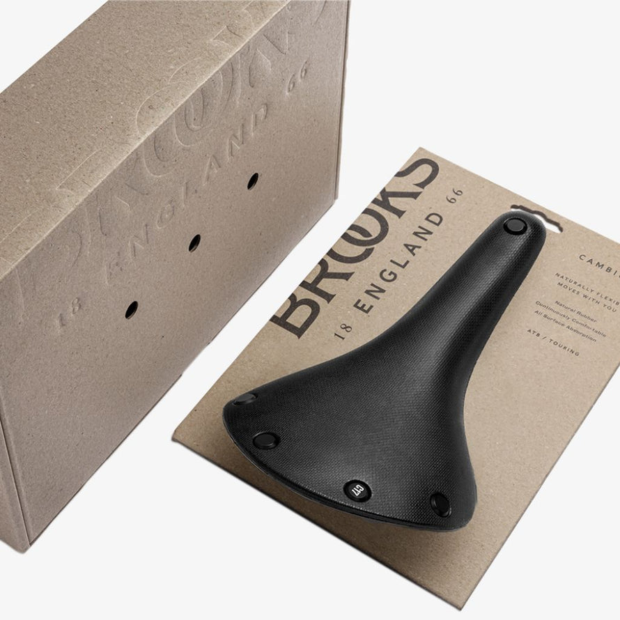 Selle Brooks idéale pour vélos pliants avec poignée intégrée Cambium C17 Porter