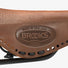 selle de vélo Flyer Softened Brooks Dark Tan vue de profil
