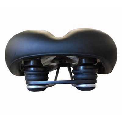 Selle avec ressort cuir + rivet VELO Selle avec ressort cuir + rivet VELO