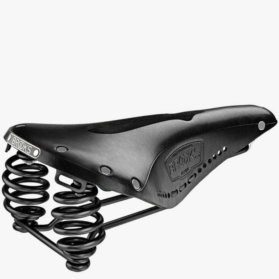 Sillín de bicicleta de cuero Brooks Flyer con suspensión