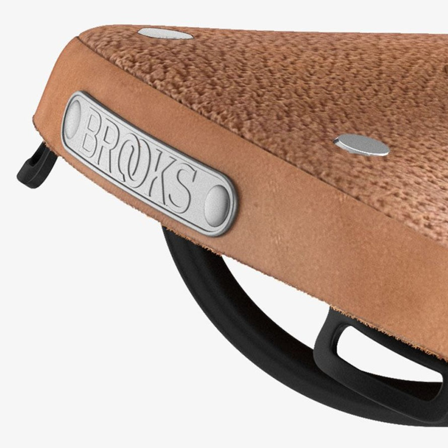 Brooks selle vélo en cuir B17 Short Softened vue de la plaque