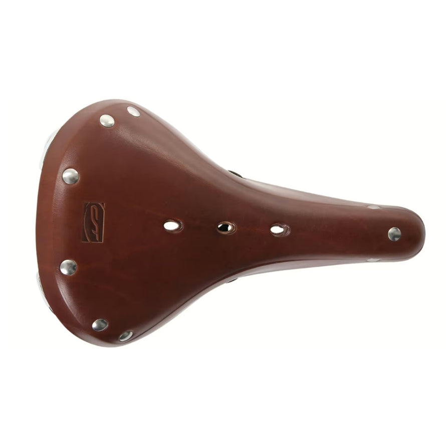 Selle vintage en cuir Contec Classic Exclusiv Trekking 33, élégance et confort pour longues balades