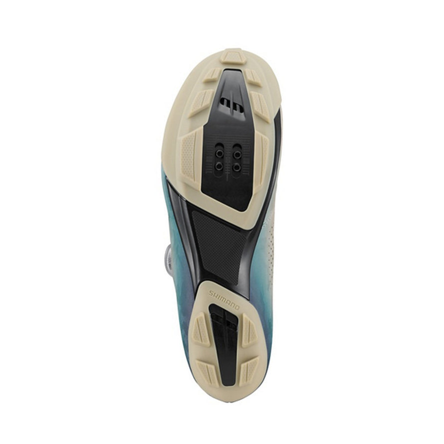 Semelle antidérapante des chaussures gravel homme Shimano SH-RX600 SPD pour une adhérence optimale