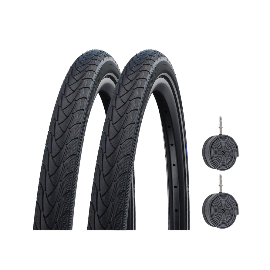 Set di pneumatici da cittΓ Schwalbe Marathon Plus con camera d