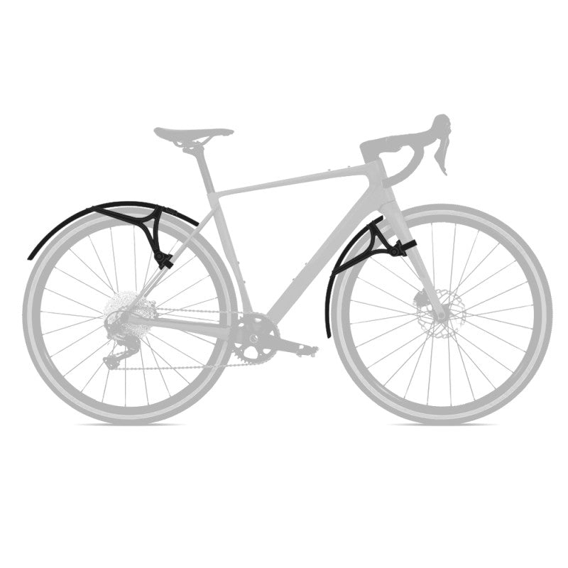kotflügel gravel bike Zéfal Shield G50 Paar Schutzbleche Gravel Bike 650B/700C