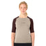 Short velo femme Vaude Kuro III stretch beige bordeaux, confortable, respirant et multifonction pour cyclisme et loisirs