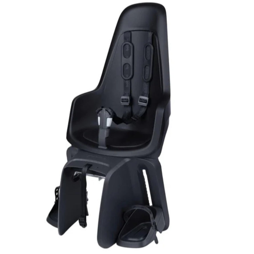 kindersitz fahrrad hinten e-bike Bobike One Maxi schwarz Babytrage Fahrrad hinten 9 Monate holländisches Design