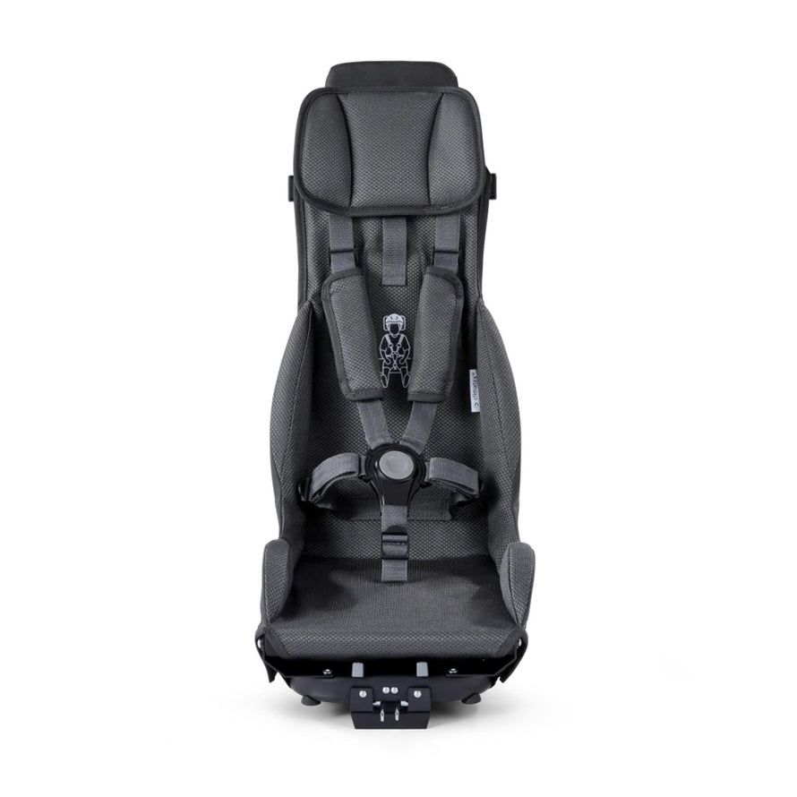 Siege enfant Croozer Yuuna Premium pour remorque velo avec harnais securite ergonomique et confort optimal