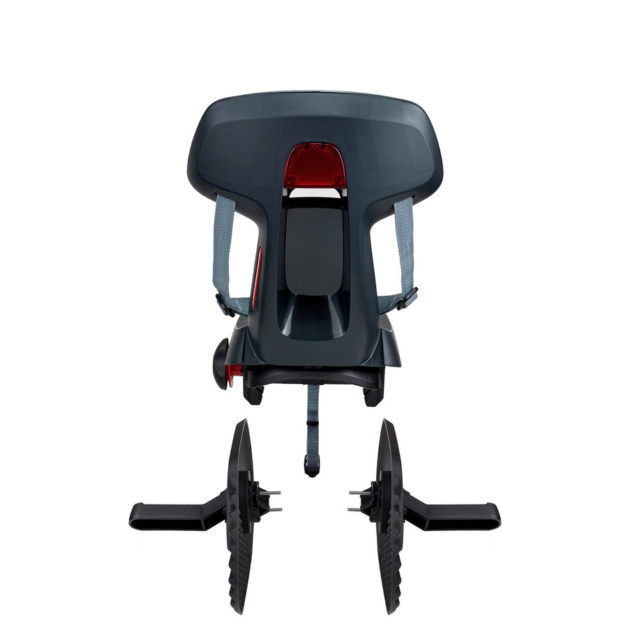 siege enfant polisport guppy junior vue arriere avec fixation porte bagage et systeme de securite