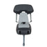 Siège enfant Polisport Guppy Junior avec harnais central pour porte-bagage arrière MIK HD, sécurité et confort optimal