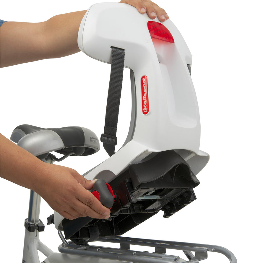 Siège enfant pour vélo Guppy Junior blanc - Polisport - #4