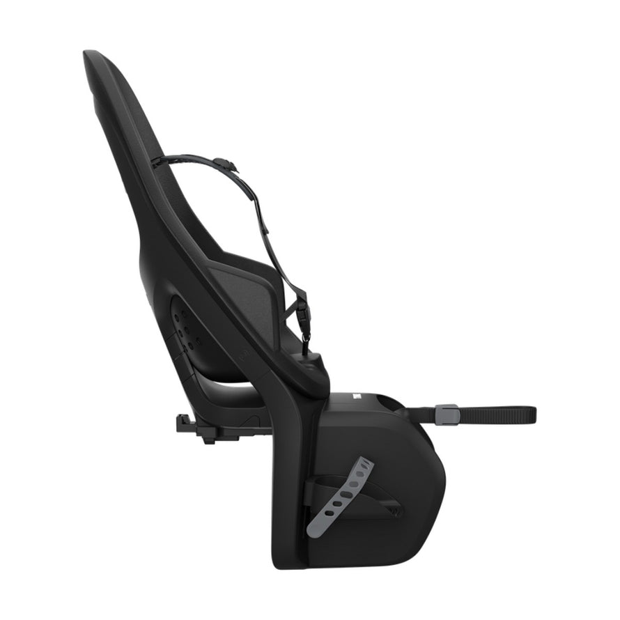 Siege velo enfant arriere Thule Yepp 2 MIK HD avec systeme de fixation porte-bagages robuste et confortable