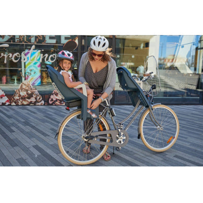 fahrrad-kindersitz guppy rs plus Polisport Guppy RS Plus Kindersitz hinten neigbar schwarz auf Fahrrad