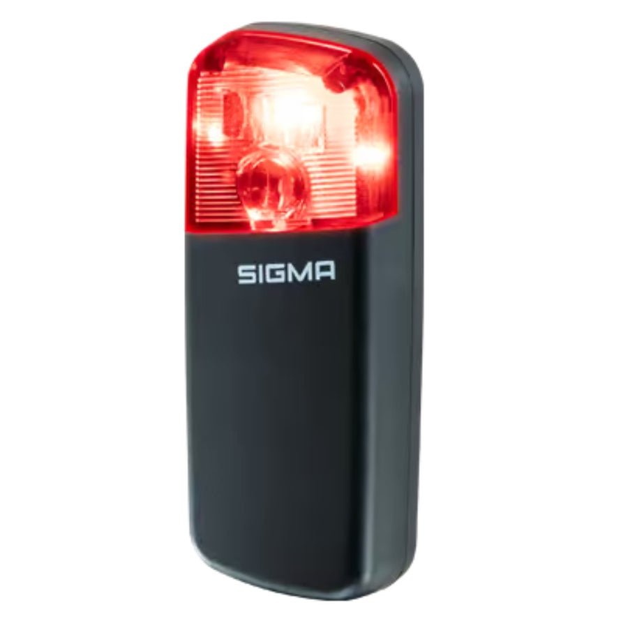 Feu arriere Sigma Reco 81 Link avec freinage dynamique pour une meilleure protection velo