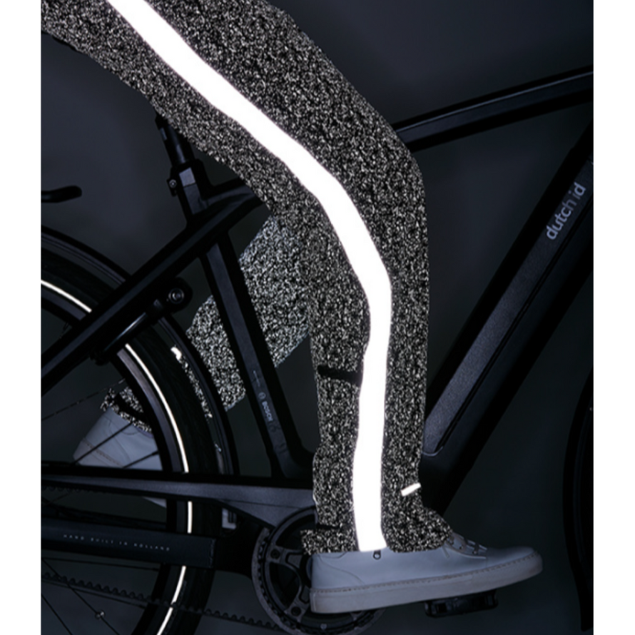 Pantaloni da ciclismo da uomo impermeabili ad alta visibilità Skane Basil